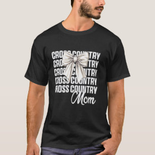 T-shirt Maman de Cross Country Coquette Nœud Mignon Amoure