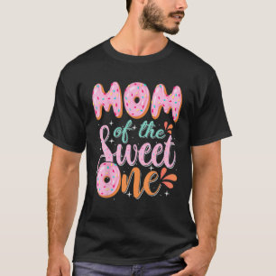T-shirt Maman De Doux Un Donut Anniversaire Fête Correspon