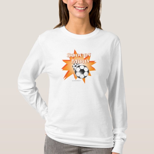 T-shirt Maman de football (Devant)