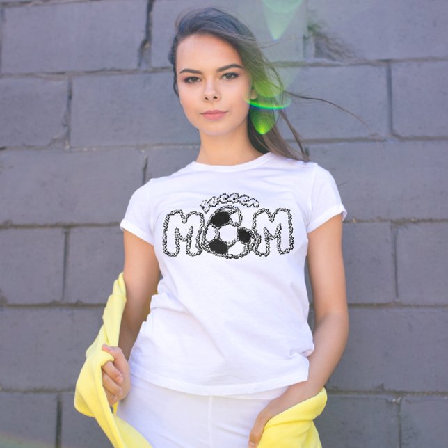 T-shirt maman de football (Créateur téléchargé)