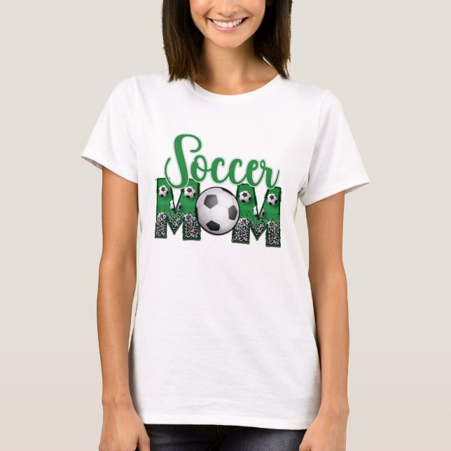 T-shirt Maman de football (Devant)