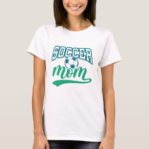 T-shirt Maman de football