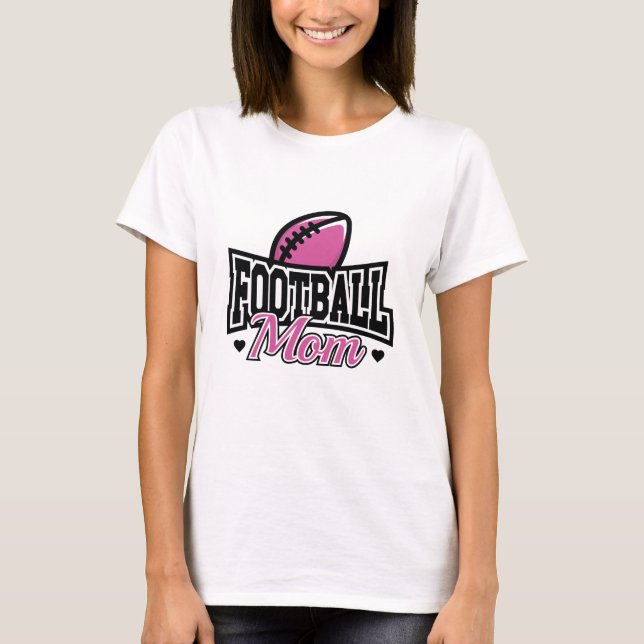 T-shirt Maman de football (Devant)