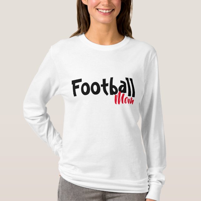 T-shirt Maman de football | Cadeau pour enfant de football (Devant)