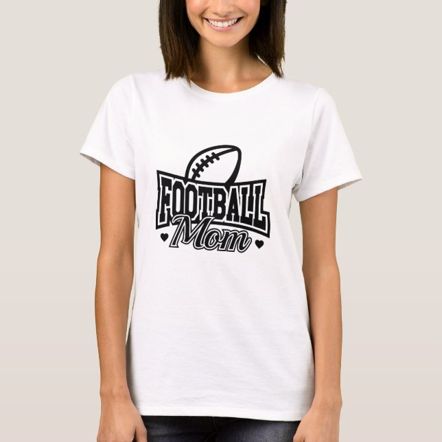 T-shirt Maman de footballeur (Devant)