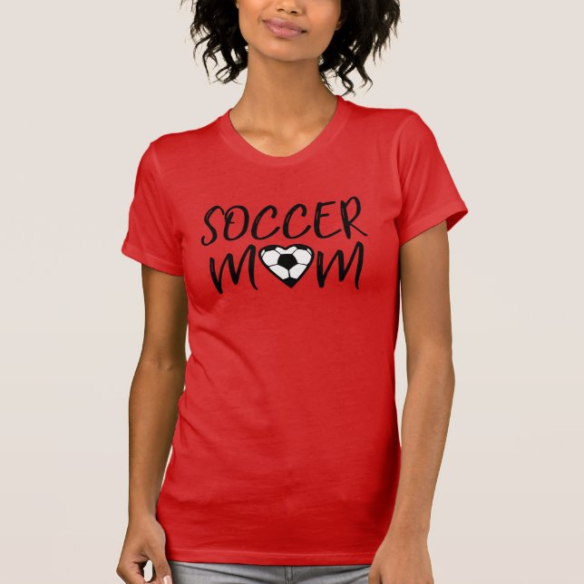 T-shirt Maman de footballeur (Devant)