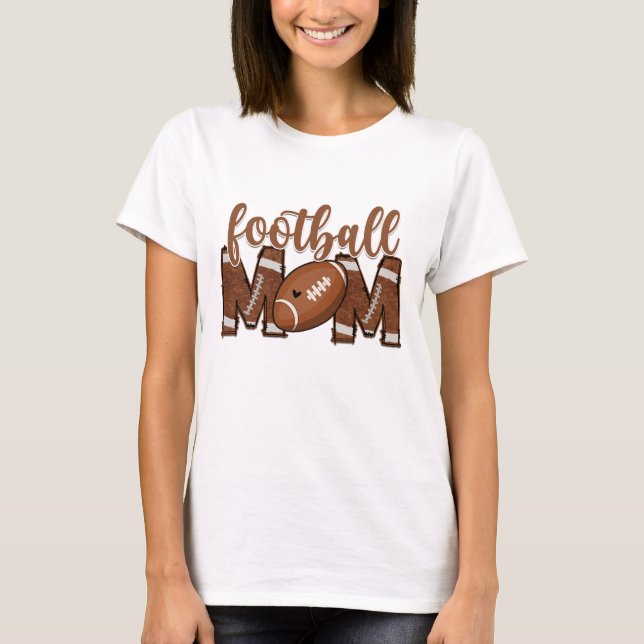 T-shirt Maman de footballeur  (Devant)