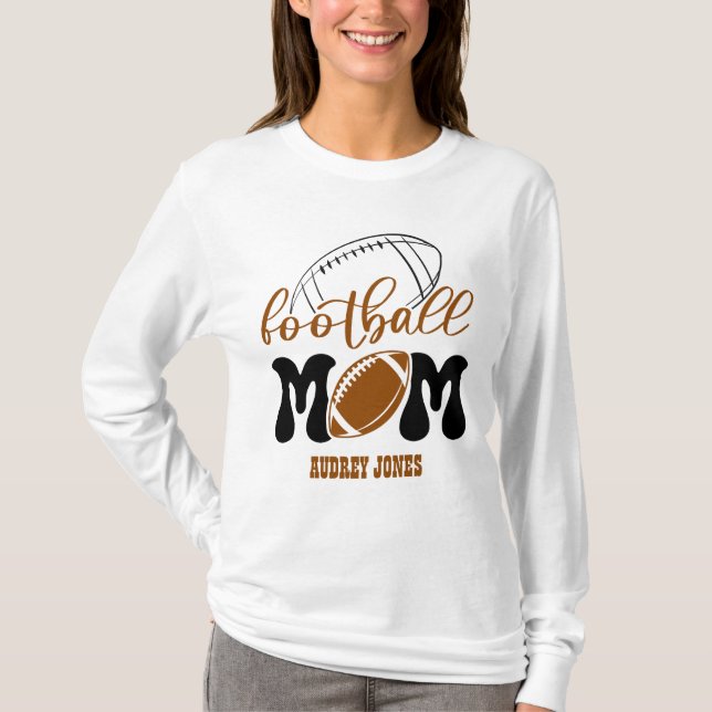 T-shirt Maman de footballeur (Devant)