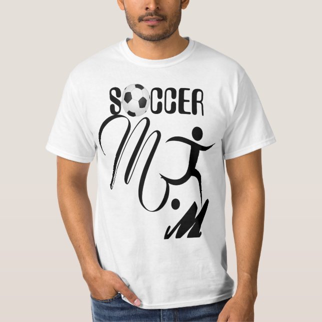 T-shirt Maman de footballeur (Devant)
