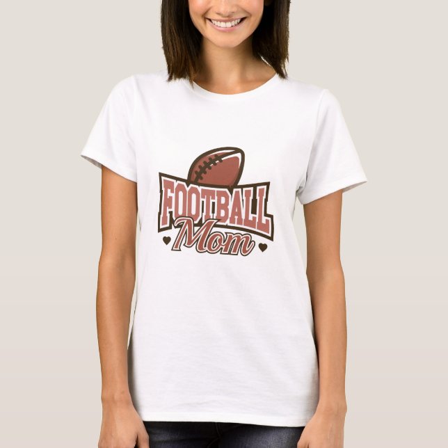 T-shirt Maman de footballeur (Devant)