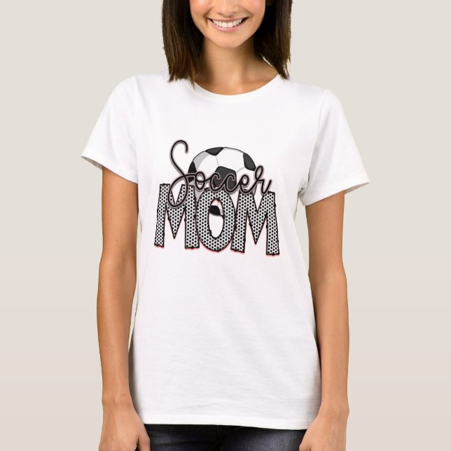T-shirt Maman de footballeur  (Devant)