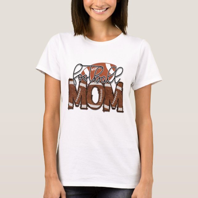 T-shirt Maman de footballeur  (Devant)