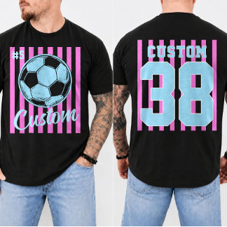T-shirt Maman de footballeur personnalisée avec nom et num