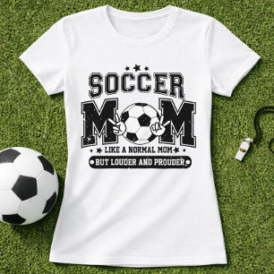 T-shirt Maman de footballeur plus fort et plus fière jour 