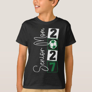 T-shirt Maman de footballeuse senior 2027 Dernière saison 
