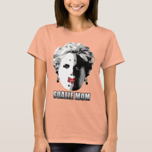 T-shirt Maman de gardien de but d'hockey