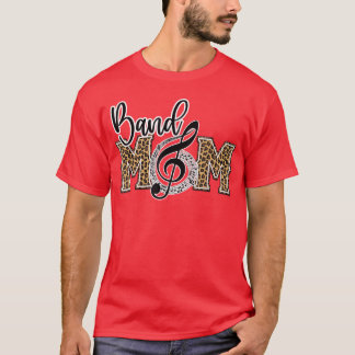 T-shirt Maman de groupe imprimé léopard fière maman de gro