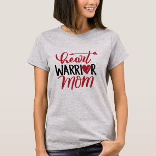 T-shirt Maman de guerrier de coeur