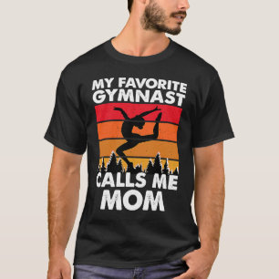 T-shirt Maman de gymnastique Femme Gymnastique Danse Rétro