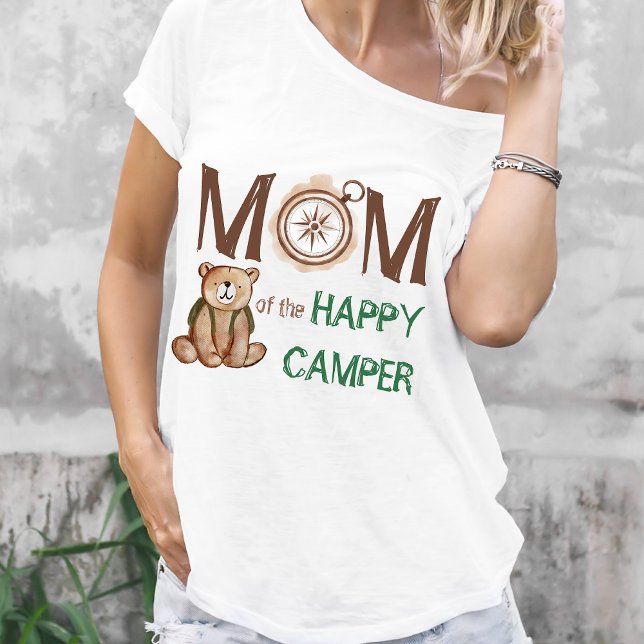 T-shirt Maman De Happy Camper 1Er Anniversaire Fête (Créateur téléchargé)