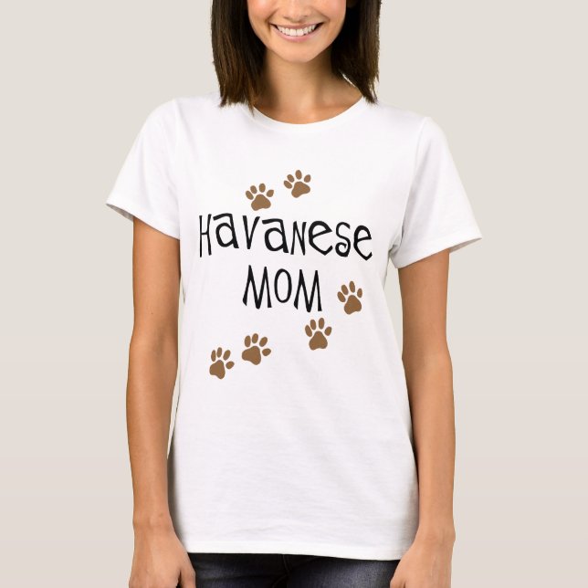 T-shirt Maman de Havanese (Devant)