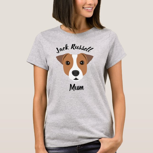 T-shirt Maman de Jack Russell (Devant)