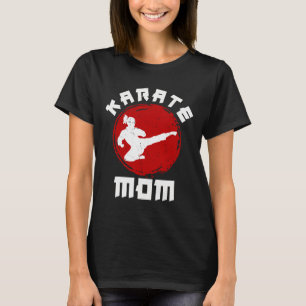 T-shirt Maman de kung-fu karaté ceinture noire experte en