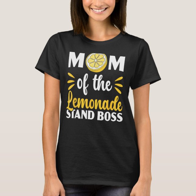 T-shirt Maman De La Citronade Stand Boss Lemon Lover Fruit (Devant)
