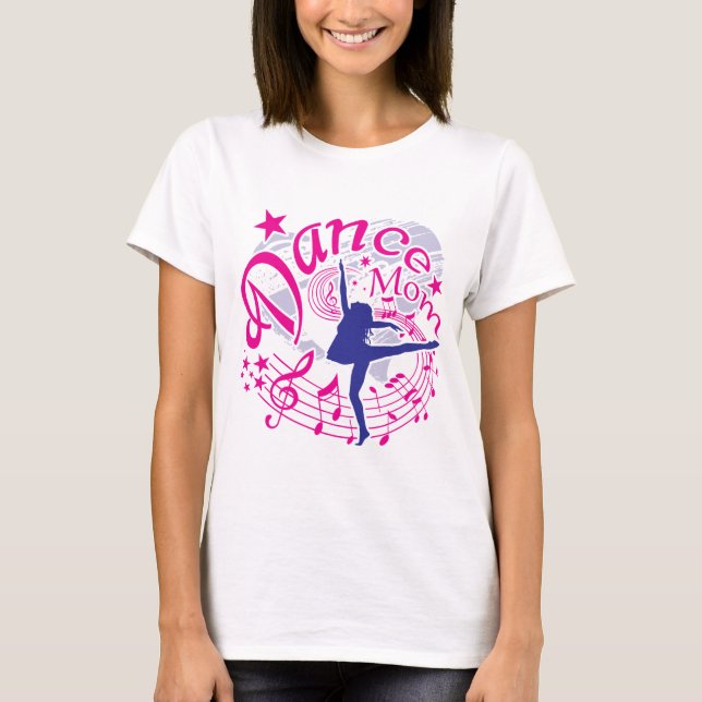 T-shirt Maman de la danse (Devant)