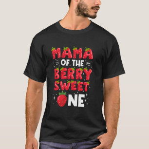 T-shirt Maman de la douce baie Une famille de fraises appa
