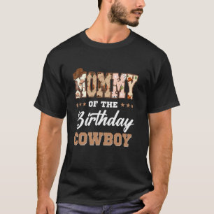 T-shirt Maman de la fête d'anniversaire Cowboy Western Rod