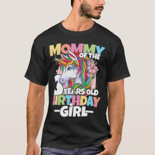 T-shirt Maman de la fille d'anniversaire 3ème anniversaire