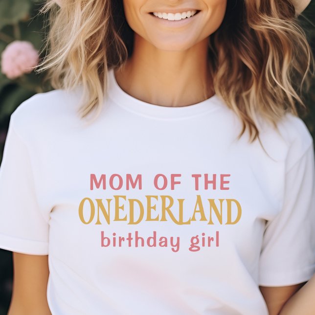 T-shirt Maman de la fille d'anniversaire Alice au pays des (Créateur téléchargé)