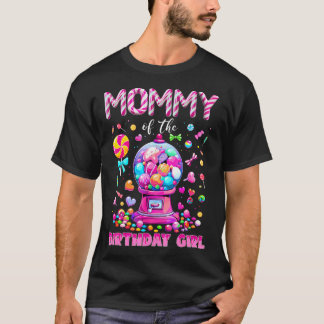 T-shirt Maman De La Fille D'anniversaire Bonbon Anniversai