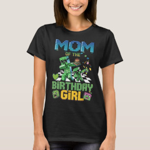 T-shirt Maman de la fille d'anniversaire drôle de jeu vidé
