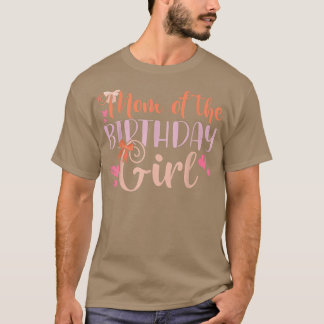 T-shirt Maman de la fille d'anniversaire Enfants Famille P