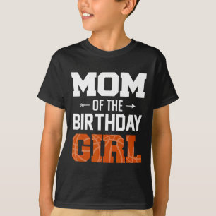 T-shirt Maman de la fille d'anniversaire Sketll Maman Fami