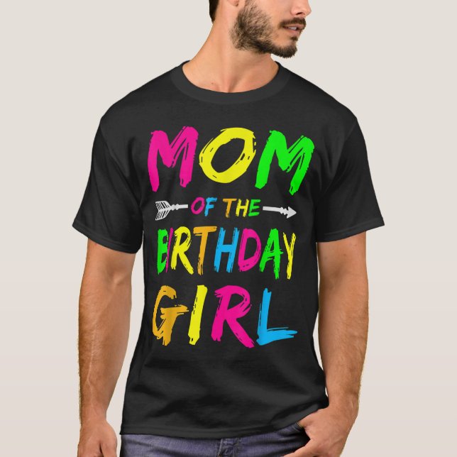 T-shirt Maman de la Fille du Jour Birth (Devant)