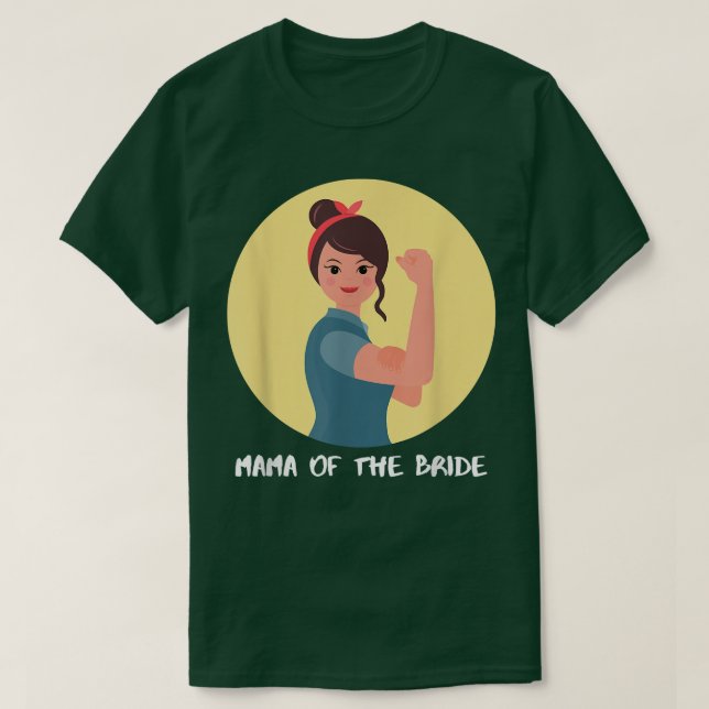 T-shirt Maman De La Mariée 356 (Design devant)