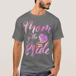 T-shirt Maman De La Mariée Mariage Don Pour Mère De L'Épou
