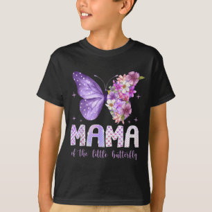 T-shirt Maman de la petite fille papillon pour son 1er ann