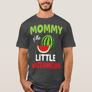 T-shirt Maman De La Petite Pastèque Melon Maman Maman Tell