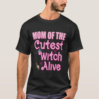 T-shirt Maman De La Sorcière Cutest Alive Funny Famille Ha