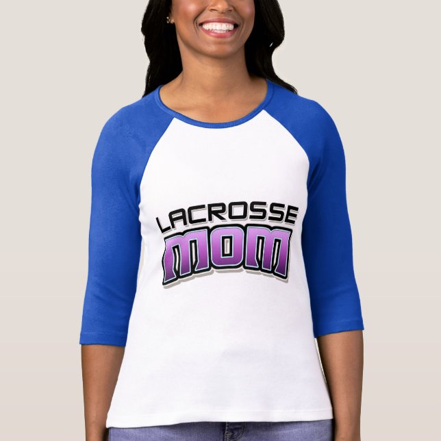 T-shirt MAMAN de lacrosse (Devant)