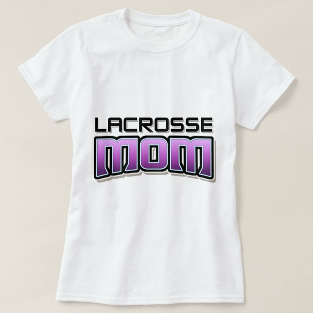 T-shirt MAMAN de lacrosse (Design devant)