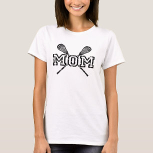 T-shirt Maman de lacrosse d'idée de cadeau de jour de