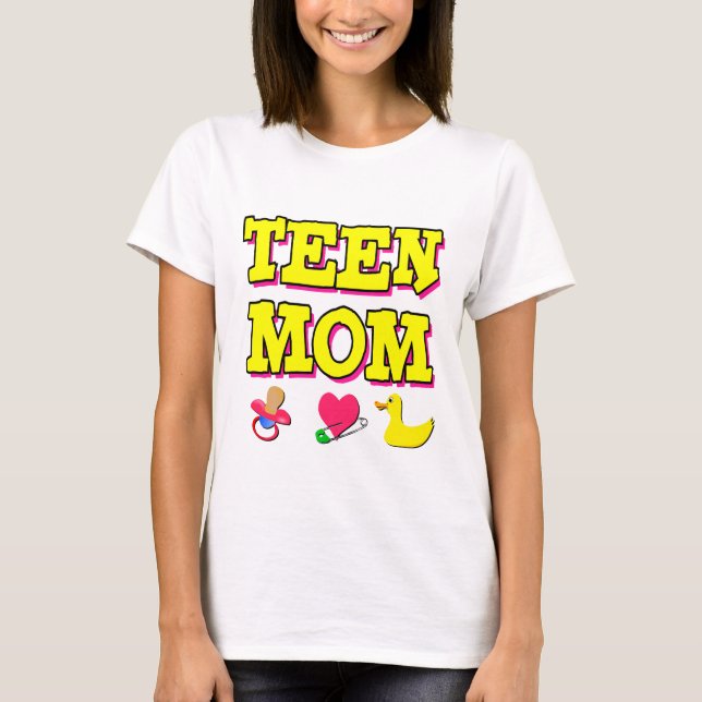 T-shirt Maman de l'adolescence (Devant)