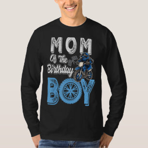 T-shirt Maman De L'Anniversaire Boy Dirt Vélo B Jour Motoc