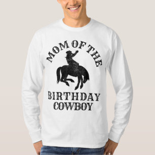 T-shirt Maman de l'Anniversaire Cowboy - Western Rodeo Par