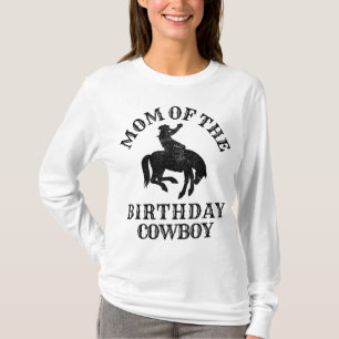 T-shirt Maman de l'Anniversaire Cowboy - Western Rodeo Par